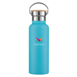 17oz Double Wall Stainless Steel Personalized Tumbler-Light Blue