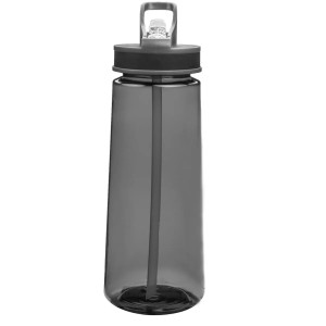 22oz Sports Water Bottles With Straw - Charcoal