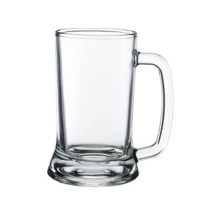 16.25oz Tagtic Glass Beer Tankards - Clear