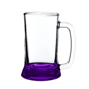 16.25oz Tagtic Glass Beer Tankards - Purple